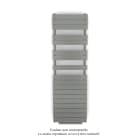 Acova - Régate EC +Air, couleur Grey Aluminium 9007, 781W, H 1666mm / L 500mm