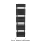 Acova - Altai Spa EC, Black Quartz 0550, 614W, H 1540 mm / L 400 mm