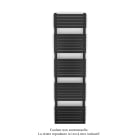 Acova - Altai Spa EC double, Black Quartz 0550, 1262W, H 1804 mm / L 500 mm