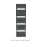 Acova - Altai Spa EC double, Black Matt 0557, 1262W, H 1804 mm / L 500 mm