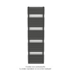 Acova - Altai Spa EC double, Umbra Grey 7222, 1262W, H 1804 mm / L 500 mm