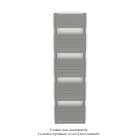 Acova - Altai Spa EC double, Telegrey 2 7246, 1262W, H 1804 mm / L 500 mm