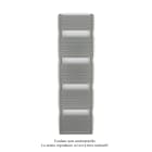 Acova - Altai Spa EC double, Grey Aluminium 9007, 1262W, H 1804 mm / L 500 mm