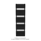 Acova - Altai Spa EC double, Traffic Black 9217, 1262W, H 1804 mm / L 500 mm