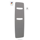 Acova - Nuage EL commande RF, couleur 9006, 750W, H 1800 mm / L 490 mm