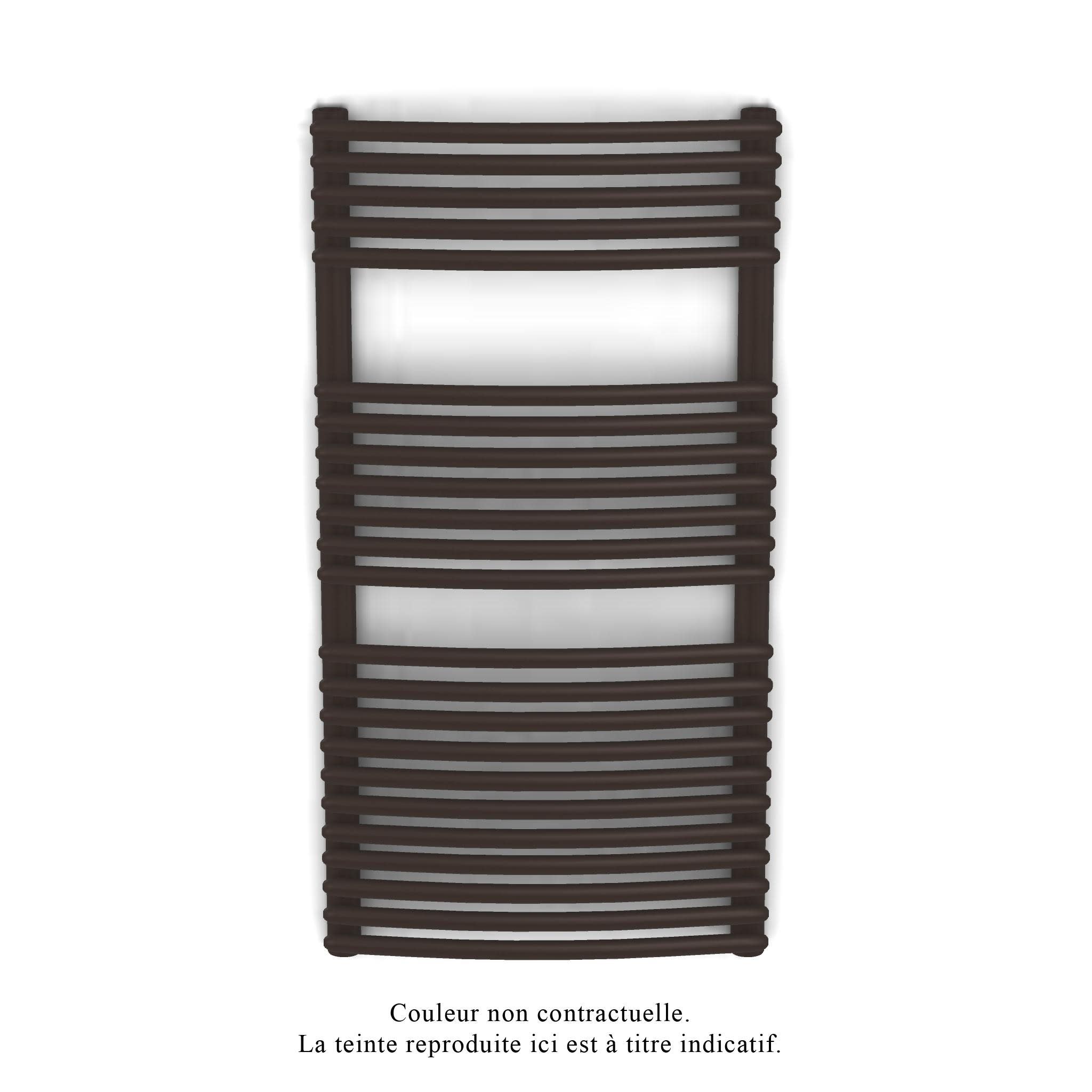 Acova - Kéva Spa EL cintré, régulation IHD, Dark Brown, 500W, H 934 mm / L 500 mm