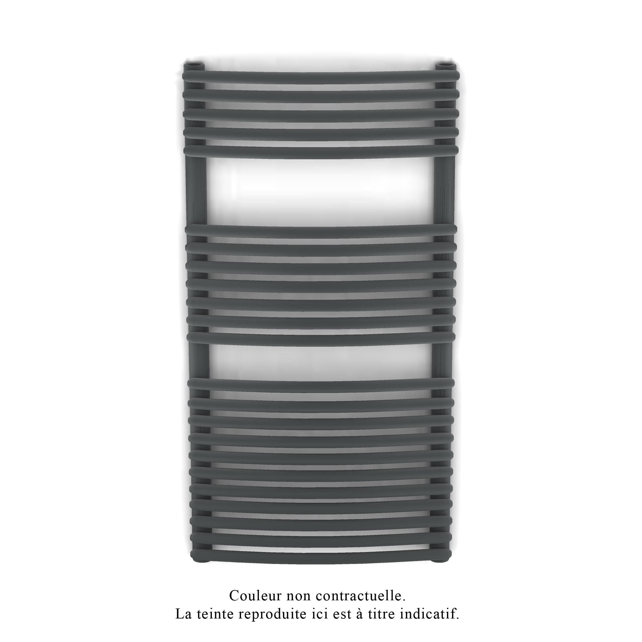 Acova - Kéva Spa EL cintré, régulation IHD, Black Matt, 500W, H 934 mm / L 500 mm