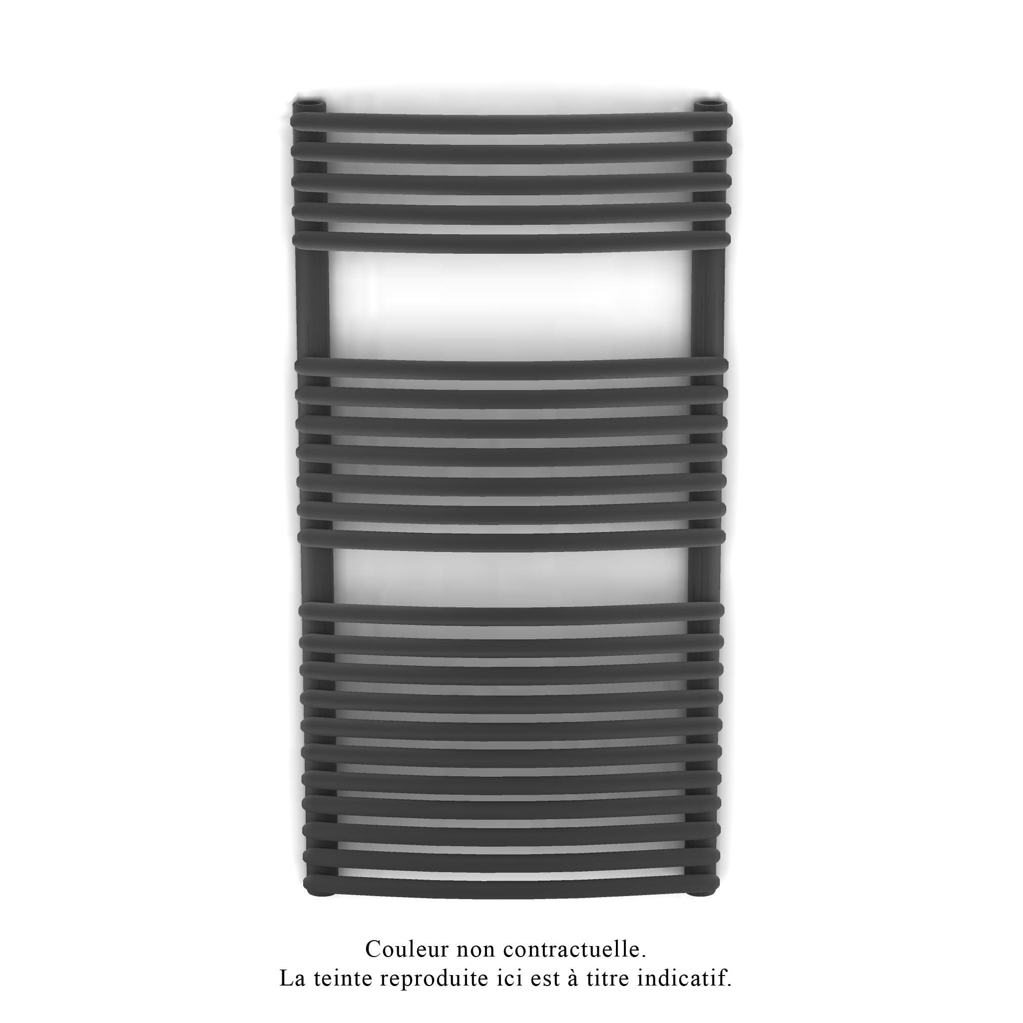 Acova - Kéva Spa EL cintré, régulation IHD, Anthracite Grey, 500W, H 934 mm / L 500 mm