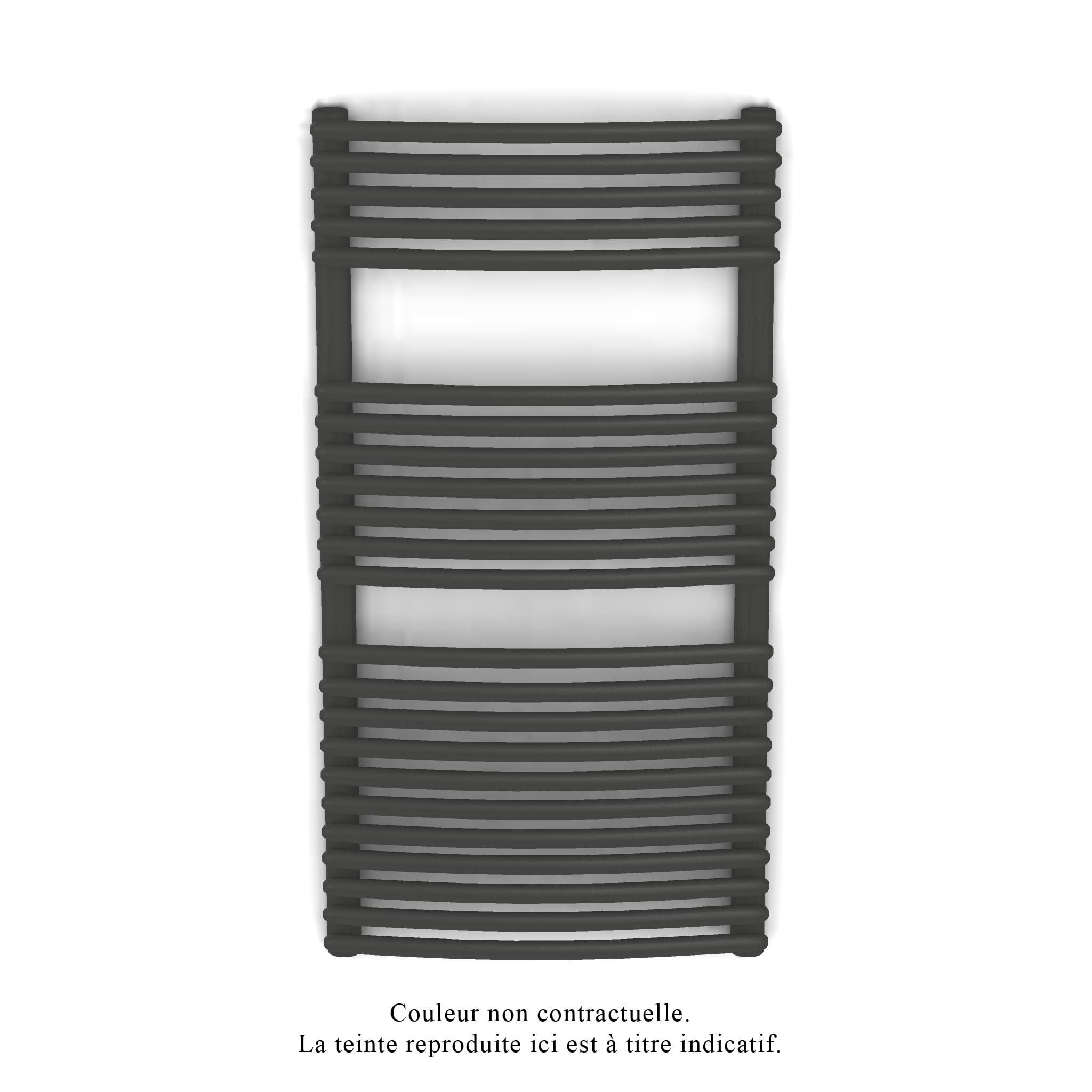 Acova - Kéva Spa EL cintré, régulation IHD, Umbra Grey, 500W, H 934 mm / L 500 mm