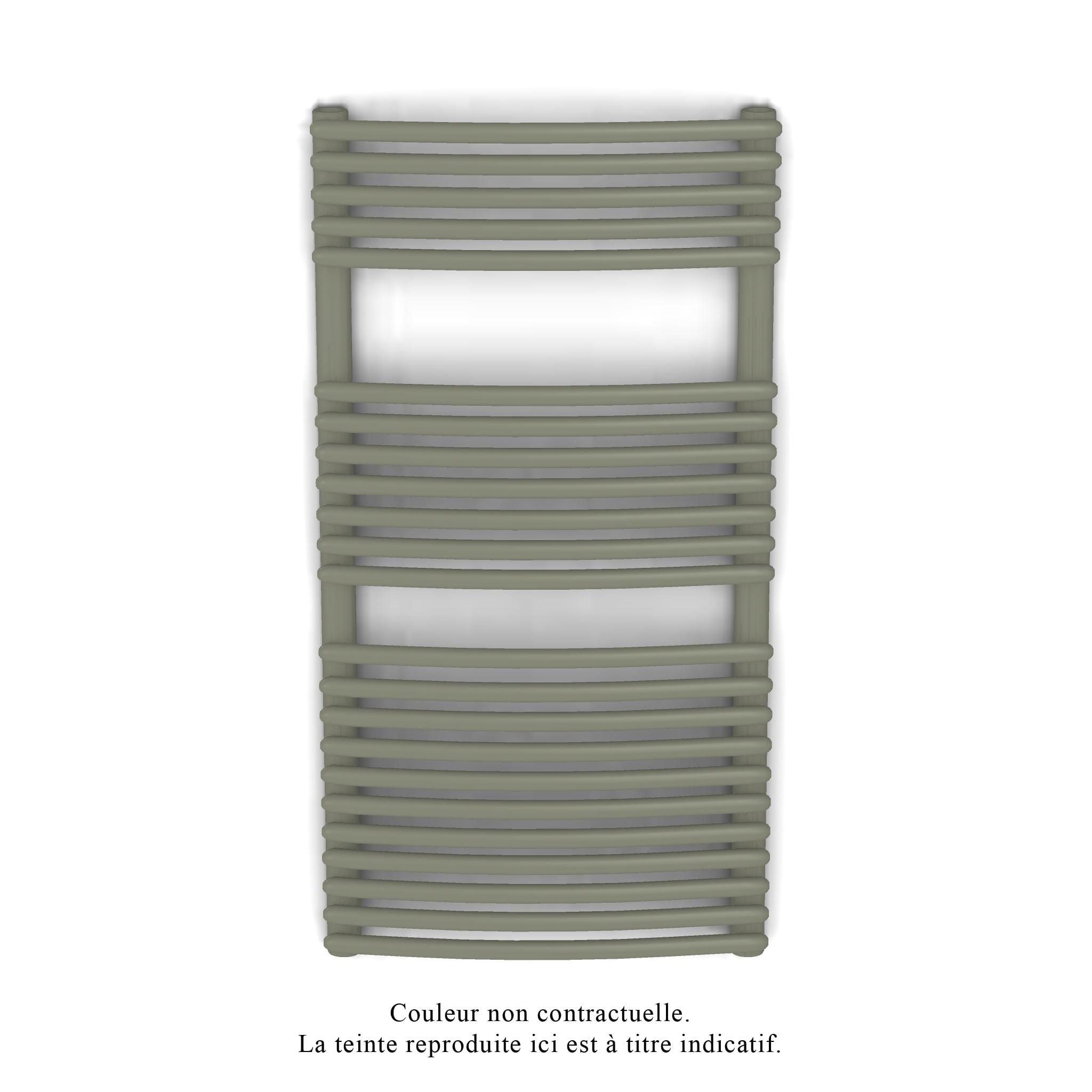 Acova - Kéva Spa EL cintré, régulation IHD, Cement Grey, 500W, H 934 mm / L 500 mm