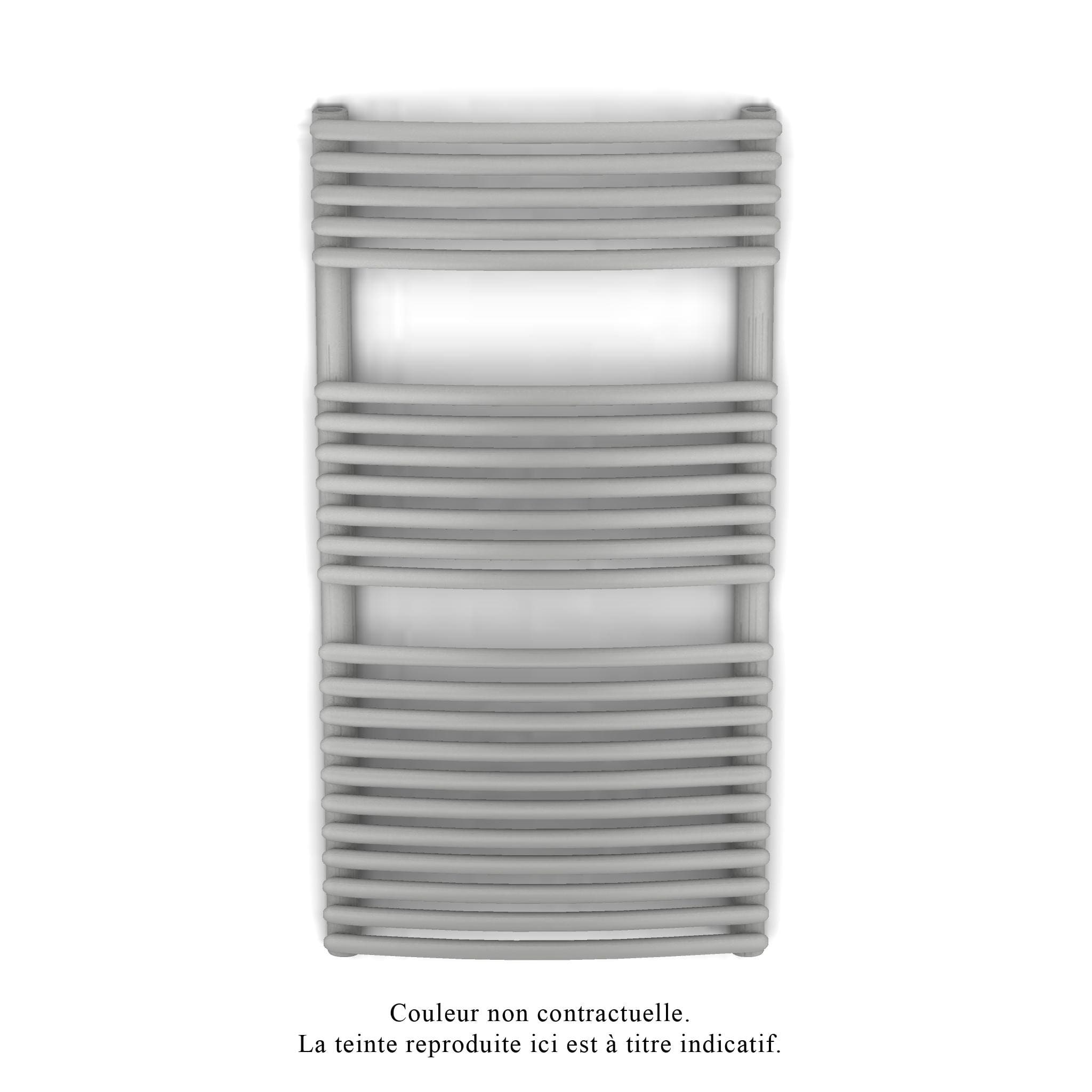 Acova - Kéva Spa EL cintré, régulation IHD, White Aluminium, 500W, H 934 mm / L 500 mm