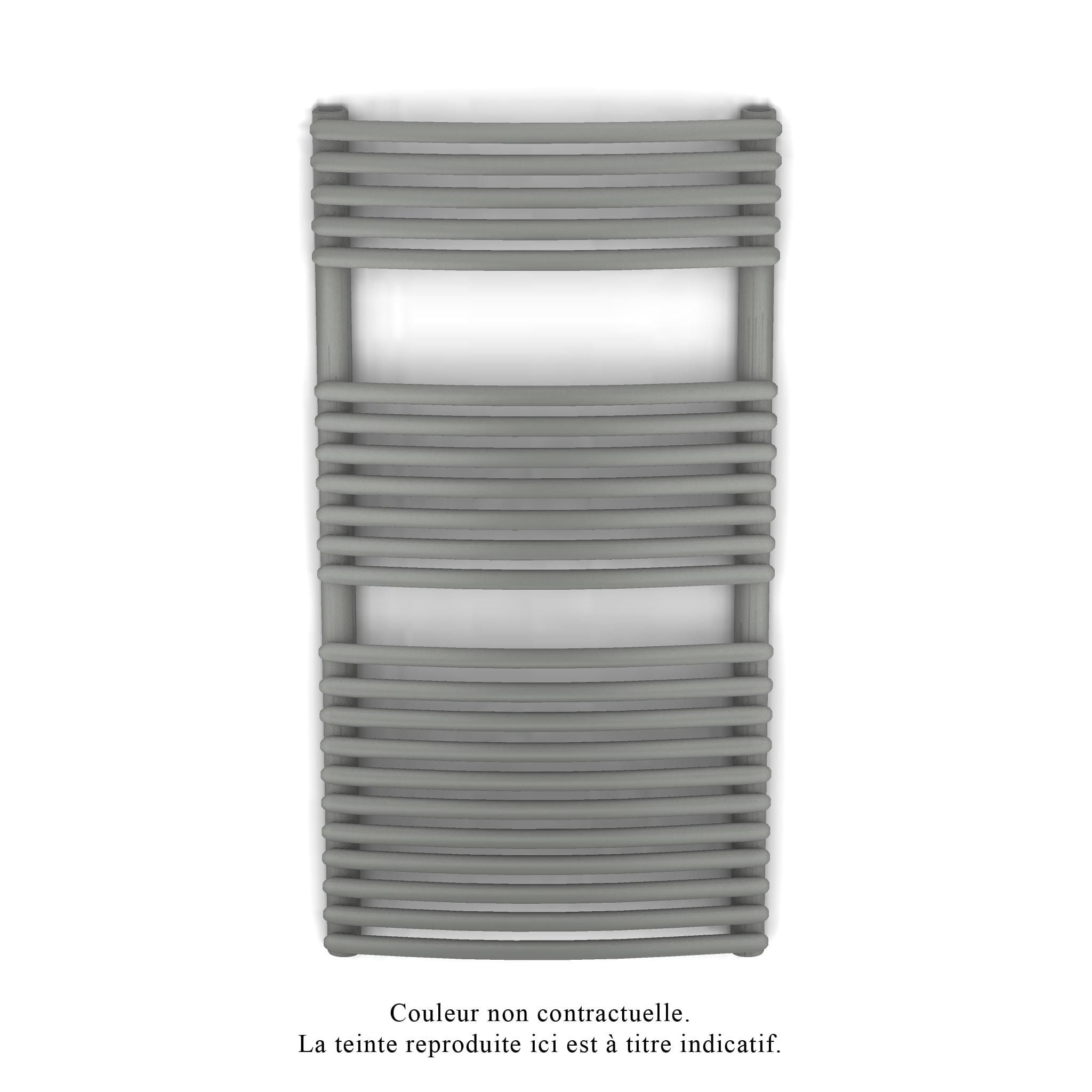 Acova - Kéva Spa EL cintré, régulation IHD, Grey Aluminium, 500W, H 934 mm / L 500 mm