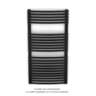 Acova - Kéva Spa EL cintré, régulation IHD, Traffic Black, 500W, H 934 mm / L 500 mm