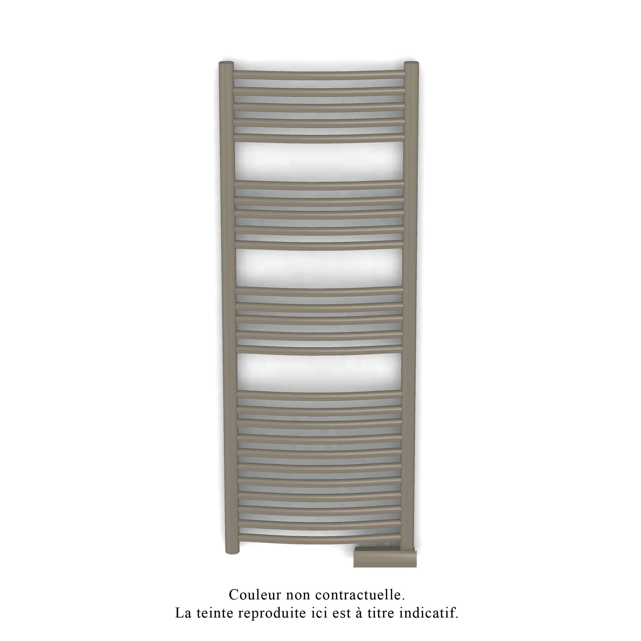 Acova - Kéva Spa EL cintré, régulation IHD, Concrete Grey, 750W, H 1429 mm / L 500 mm