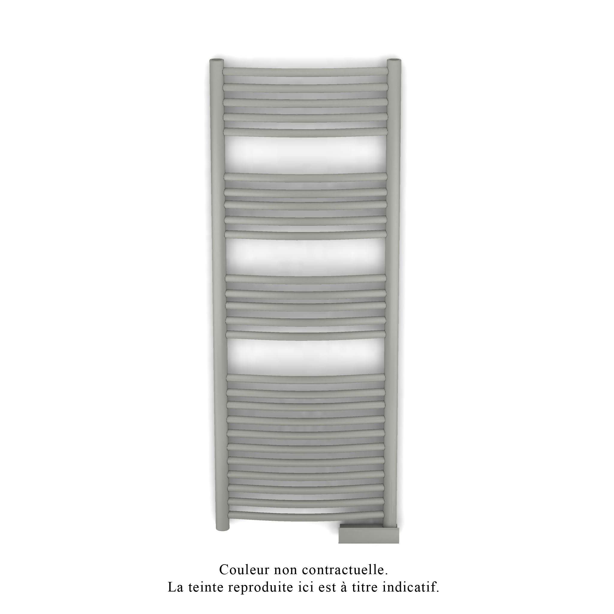 Acova - Kéva Spa EL cintré, régulation IHD, Inox Look, 750W, H 1429 mm / L 500 mm