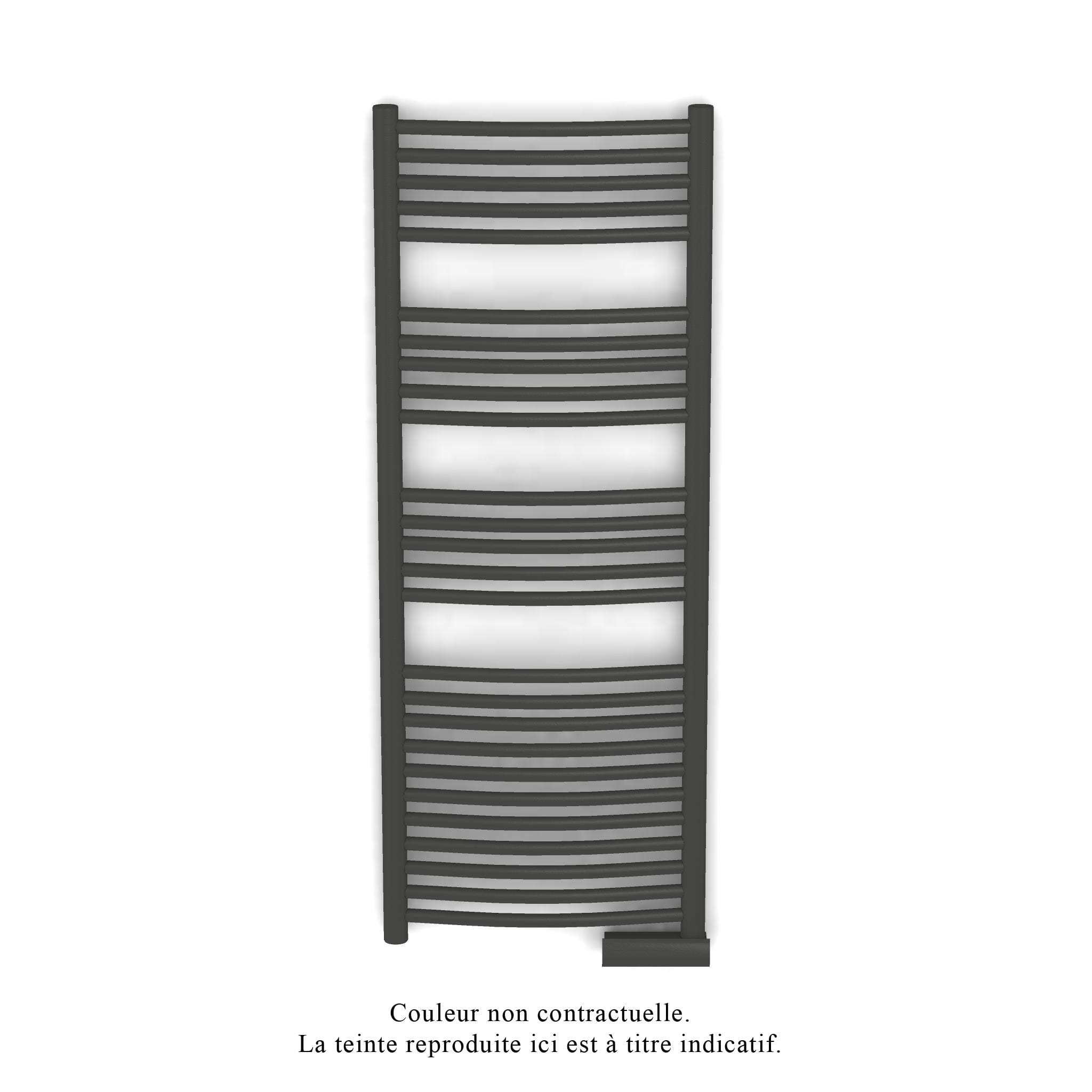 Acova - Kéva Spa EL cintré, régulation IHD, Umbra Grey, 750W, H 1429 mm / L 500 mm