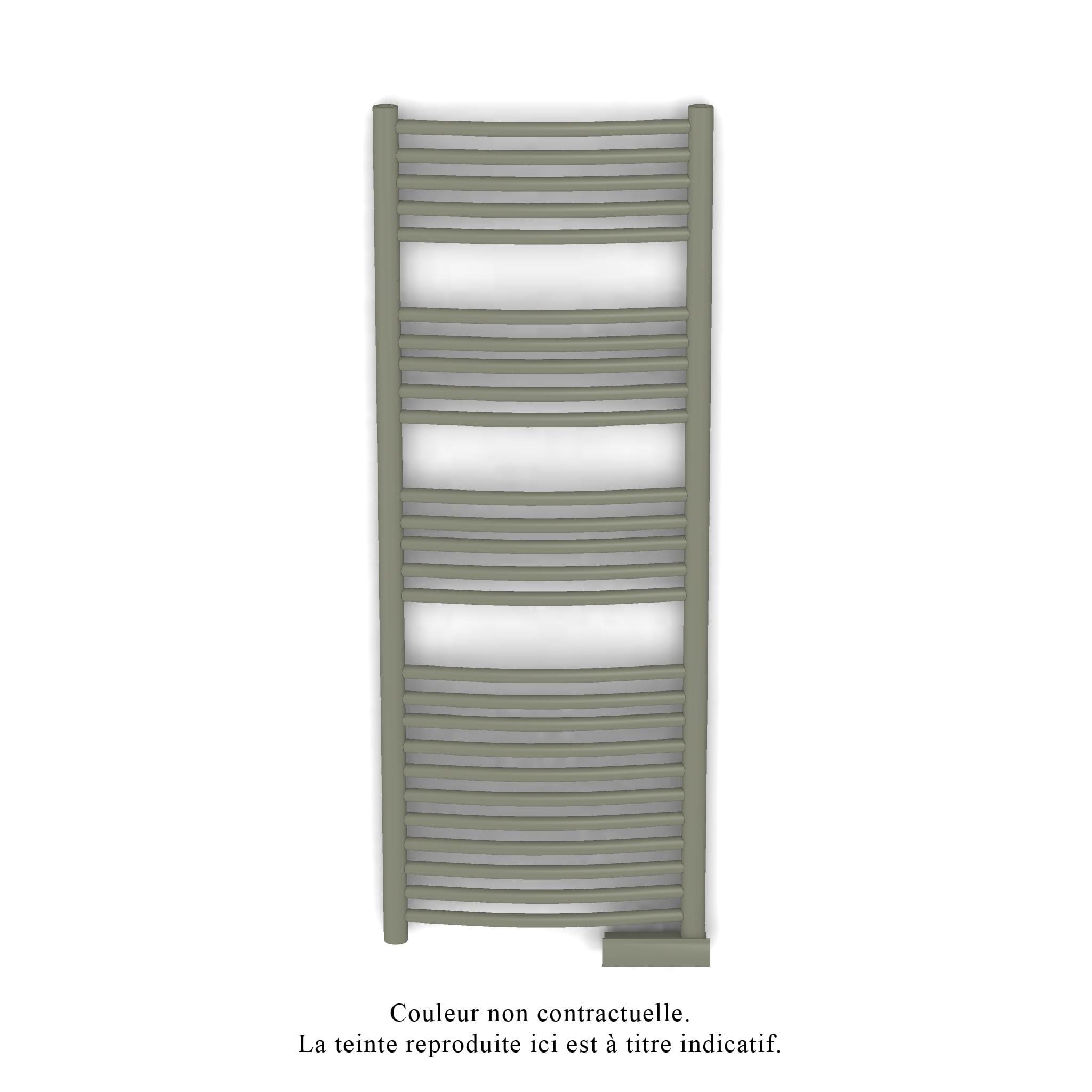 Acova - Kéva Spa EL cintré, régulation IHD, Cement Grey, 750W, H 1429 mm / L 500 mm