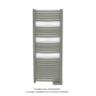 Acova - Kéva Spa EL cintré, régulation IHD, Cement Grey, 750W, H 1429 mm / L 500 mm