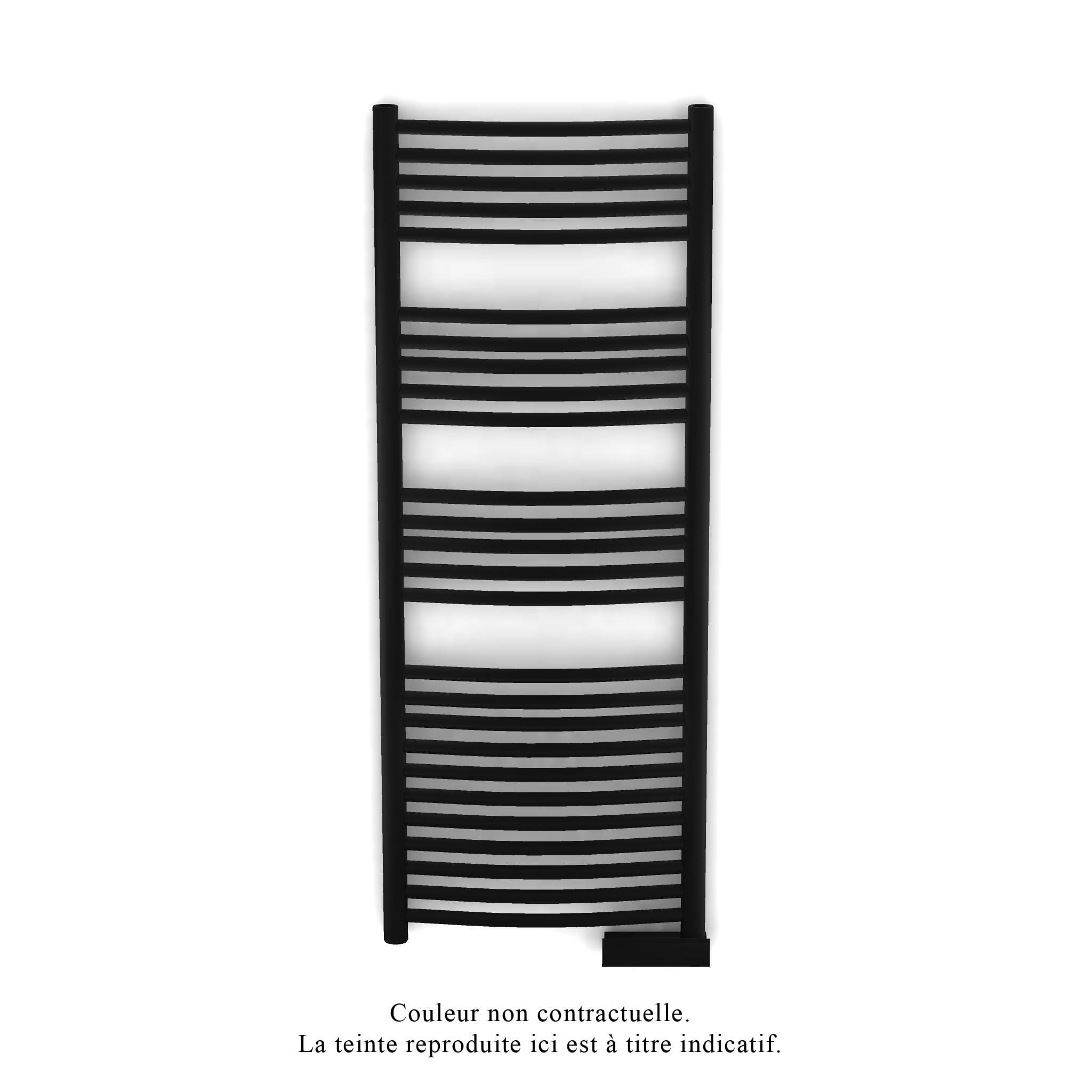 Acova - Kéva Spa EL cintré, régulation IHD, Jet Black, 750W, H 1429 mm / L 500 mm