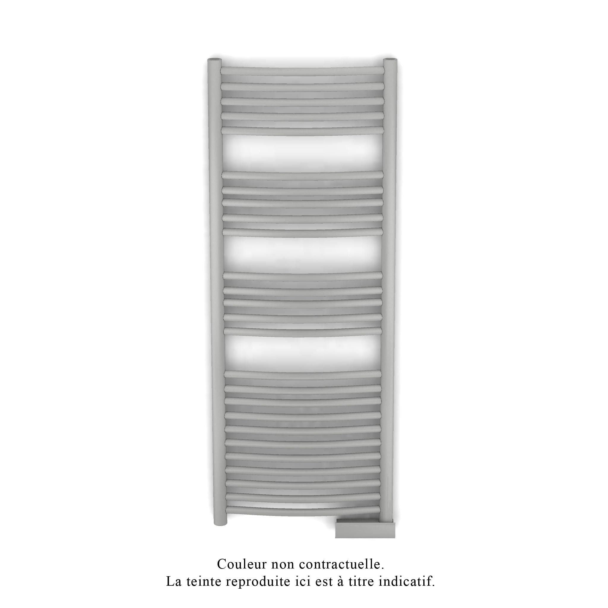 Acova - Kéva Spa EL cintré, régulation IHD, White Aluminium, 750W,H 1429 mm / L 500 mm