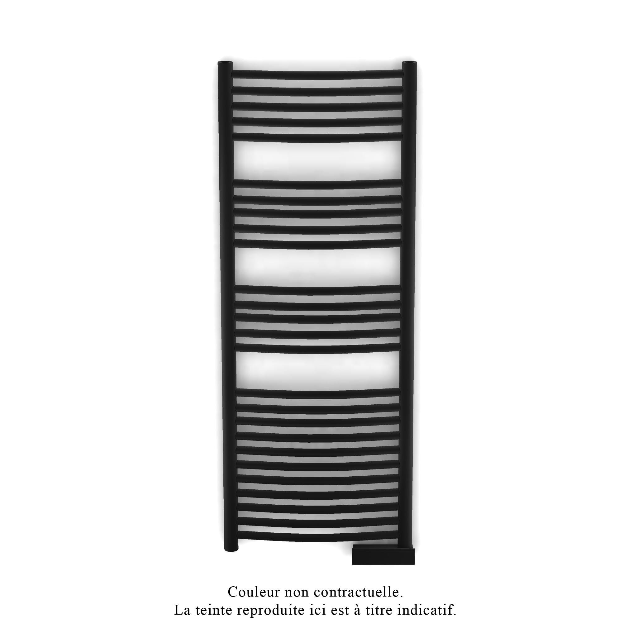 Acova - Kéva Spa EL cintré, régulation IHD, Traffic Black, 750W, H 1429 mm / L 500 mm