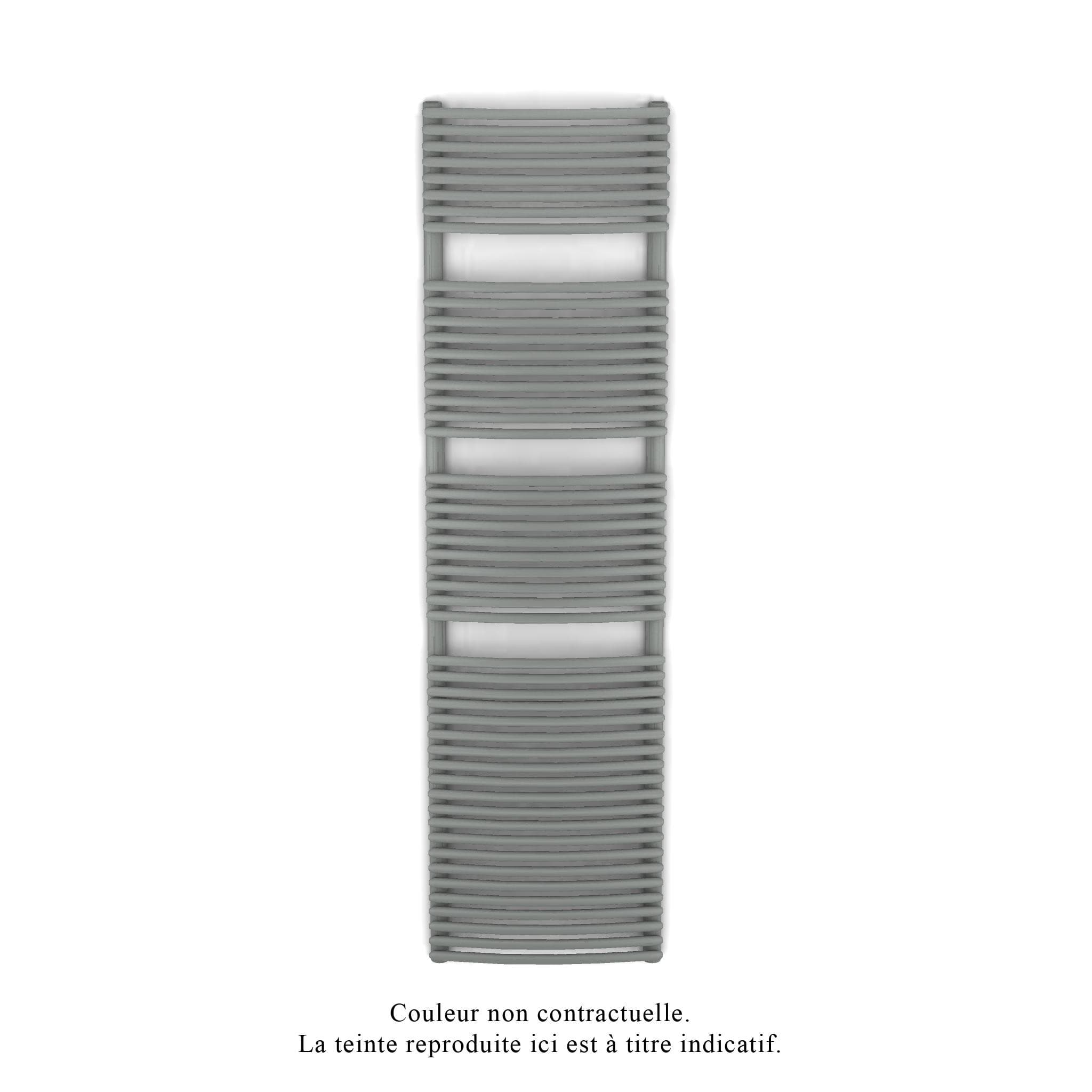 Acova - Kéva Spa EL cintré, régulation IHD, Titane, 1000W, H 1825 mm / L 500 mm