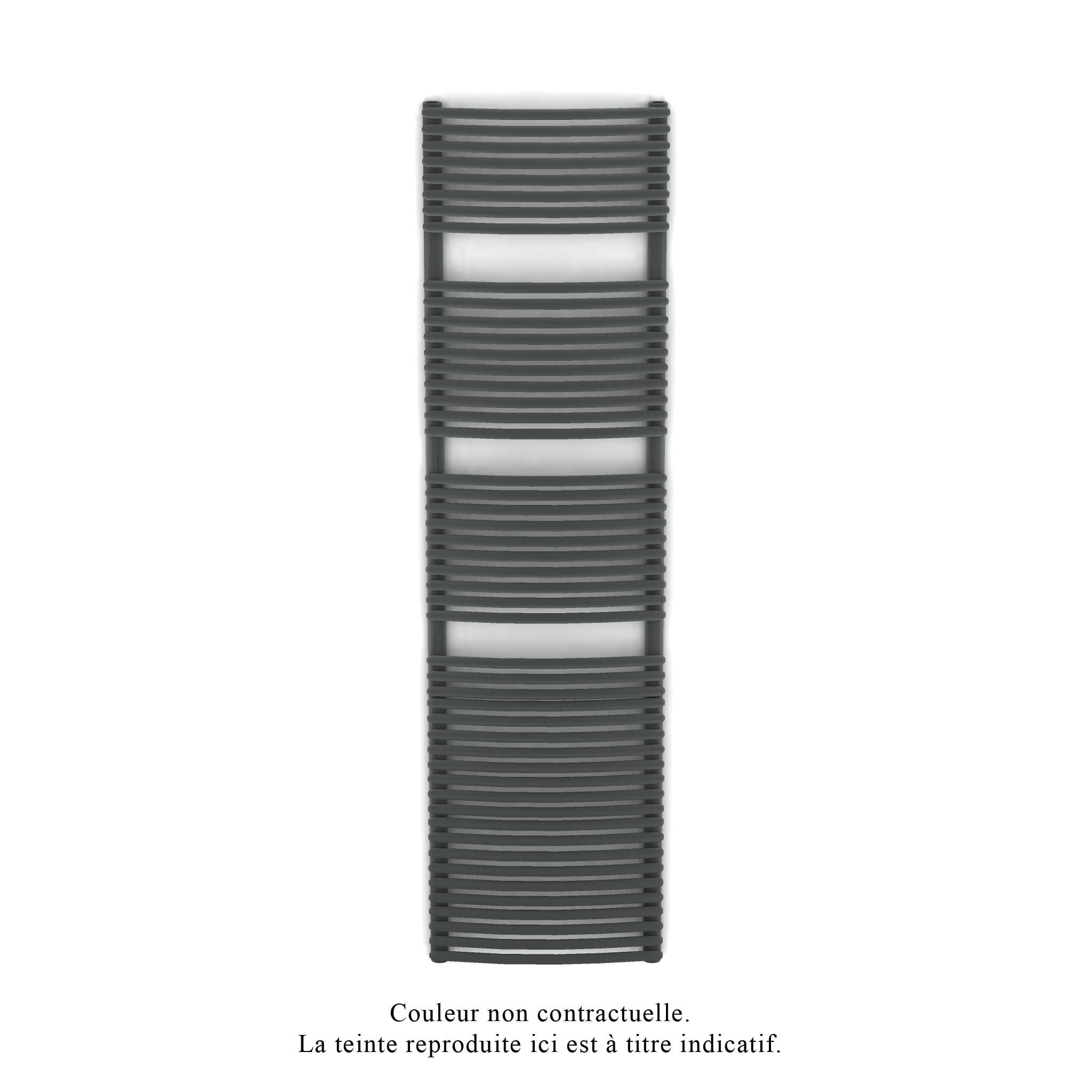 Acova - Kéva Spa EL cintré, régulation IHD, Black Matt, 1000W, H 1825 mm / L 500 mm