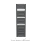 Acova - Kéva Spa EL cintré, régulation IHD, Black Matt, 1000W, H 1825 mm / L 500 mm