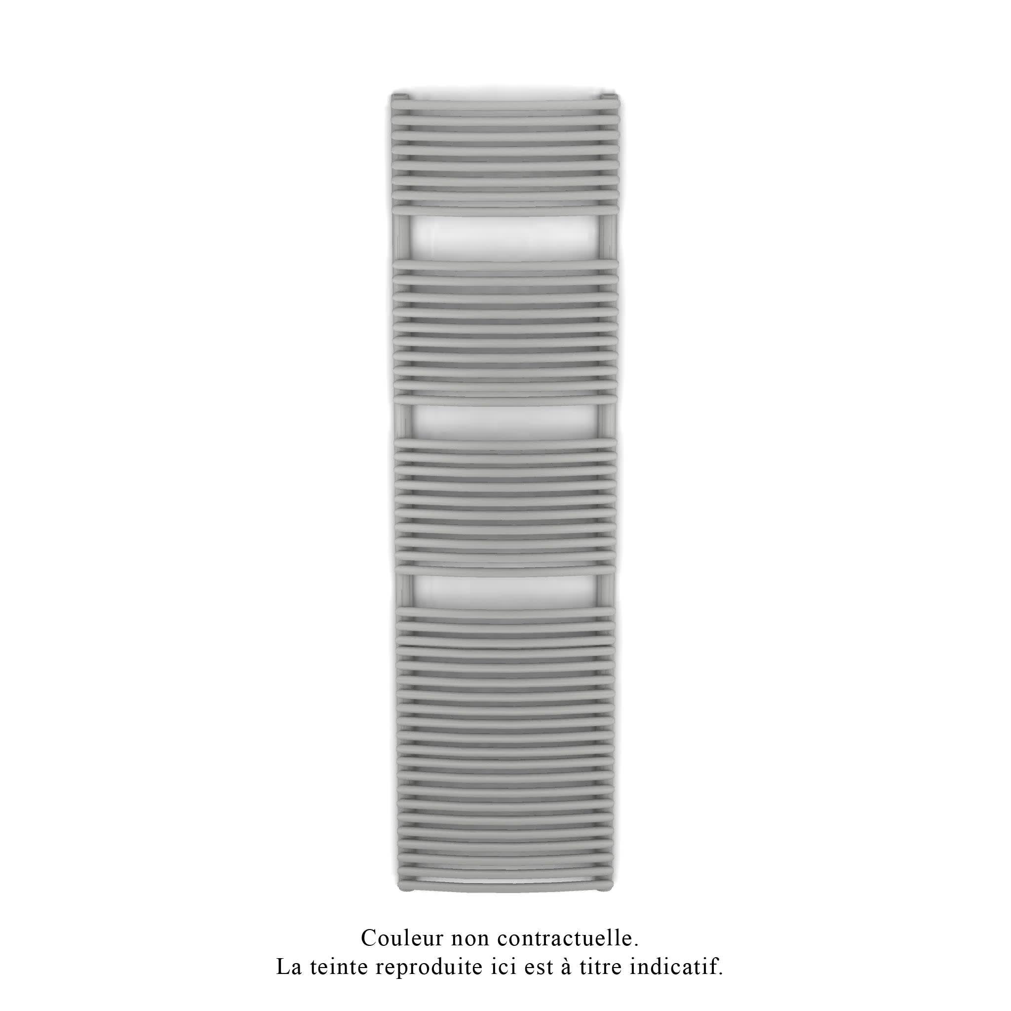 Acova - Kéva Spa EL cintré, régulation IHD,White Aluminium, 1000W, H 1825 mm / L 500 mm