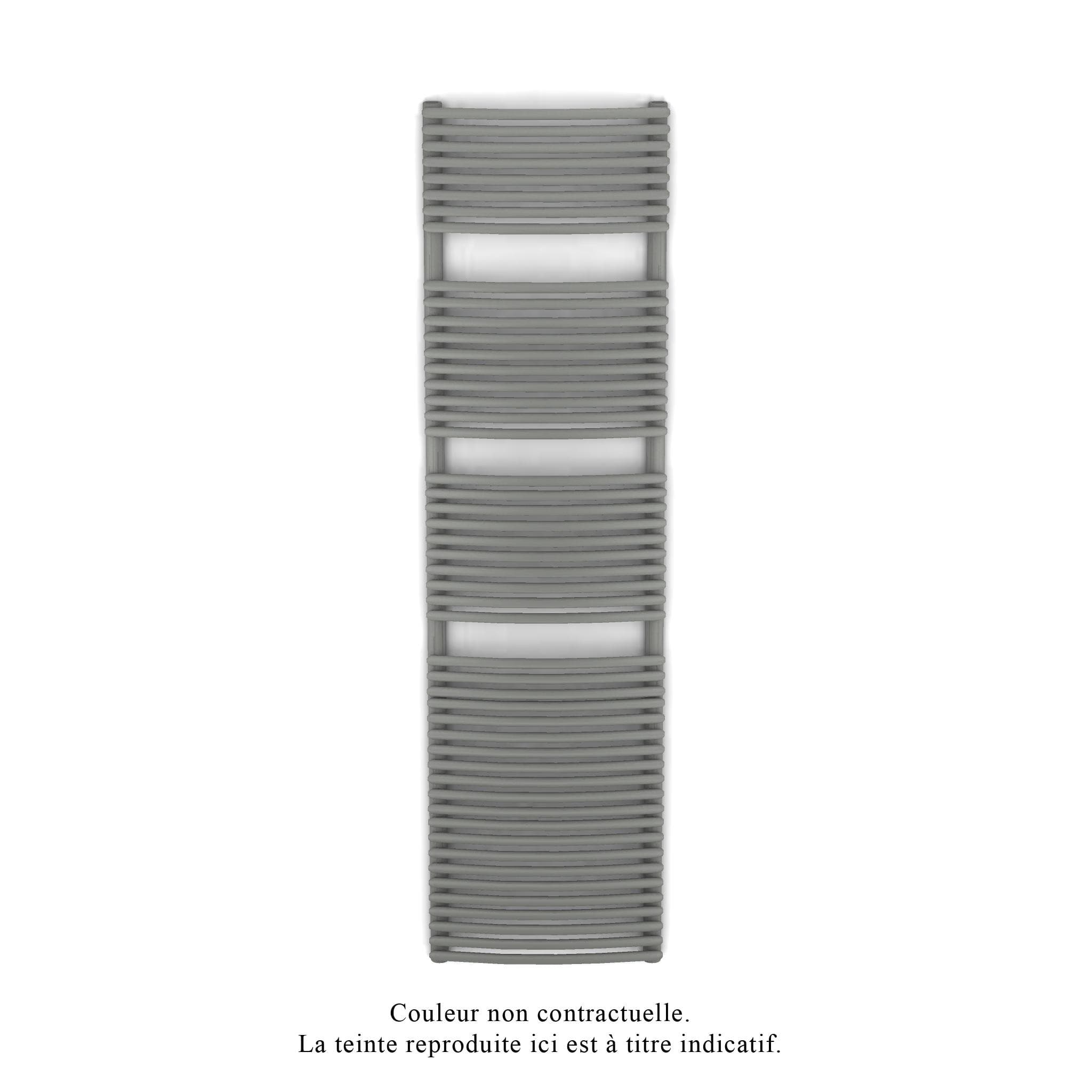 Acova - Kéva Spa EL cintré, régulation IHD, Grey Aluminium, 1000W,H 1825 mm / L 500 mm