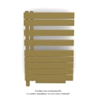 Acova - Fassane Spa Asym EL +Air, gauche, Beach Gold, 500W, H 870mm / L 550mm