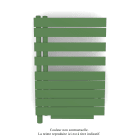 Acova - Fassane Spa Asym EL +Air, gauche, Reseda Green, 500W, H 870mm / L 550mm