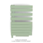 Acova - Fassane Spa Asym EL +Air, gauche, Pastel Green, 500W, H 870mm / L 550mm