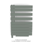 Acova - Fassane Spa Asym EL +Air, gauche, Blue Grey, 500W, H 870mm / L 550mm