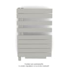 Acova - Fassane Spa Asym EL +Air, gauche, Telegrey 4, 500W, H 870mm / L 550mm
