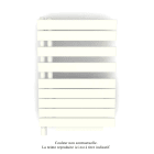 Acova - Fassane Spa Asym EL +Air, gauche, Pure White, 500W, H 870mm / L 550mm