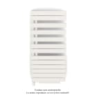 Acova - Fassane Spa Asym EL +Air, gauche, Light Beige, 750W, H 1248mm / L 550mm