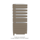 Acova - Fassane Spa Asym EL +Air, gauche, Beige Grey, 750W, H 1248mm / L 550mm