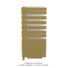 Acova - Fassane Spa Asym EL +Air, gauche, Beach Gold, 750W, H 1248mm / L 550mm