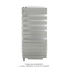 Acova - Fassane Spa Asym EL +Air, gauche, Inox Look, 750W, H 1248mm / L 550mm