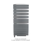 Acova - Fassane Spa Asym EL +Air, gauche, Anthracite, 750W, H 1248mm / L 550mm