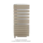 Acova - Fassane Spa Asym EL +Air, gauche, Beige Quartz, 750W, H 1248mm / L 550mm
