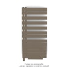 Acova - Fassane Spa Asym EL +Air, gauche, Pearl Beige, 750W, H 1248mm / L 550mm