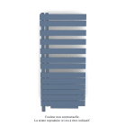Acova - Fassane Spa Asym EL +Air, gauche, Pigeon Blue, 750W, H 1248mm / L 550mm