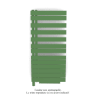 Acova - Fassane Spa Asym EL +Air, gauche, Reseda Green, 750W, H 1248mm / L 550mm