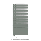 Acova - Fassane Spa Asym EL +Air, gauche, Blue Grey, 750W, H 1248mm / L 550mm