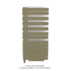 Acova - Fassane Spa Asym EL +Air, gauche, Yellow Grey, 750W, H 1248mm / L 550mm
