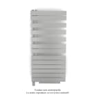 Acova - Fassane Spa Asym EL +Air, gauche, White Aluminium, 750W, H 1248mm / L 550mm