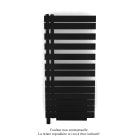Acova - Fassane Spa Asym EL +Air, gauche, Traffic Black, 750W, H 1248mm / L 550mm
