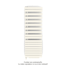 Acova - Fassane Spa Asym EL +Air, gauche, Edelweiss m., 1000W, H 1741mm / L 550mm